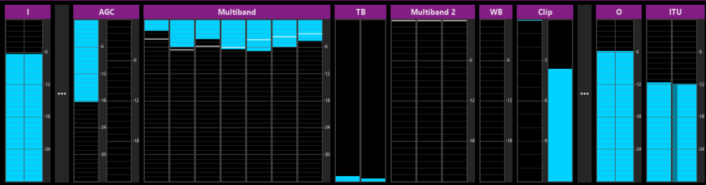 Thimeo Stere Tool showing it's running values.